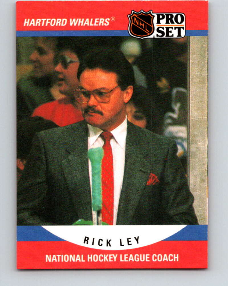 1990-91 Pro Set #666 Rick Ley CO Mint Hartford Whalers