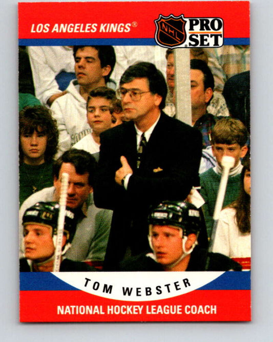 1990-91 Pro Set #667 Tom Webster CO Mint Los Angeles Kings