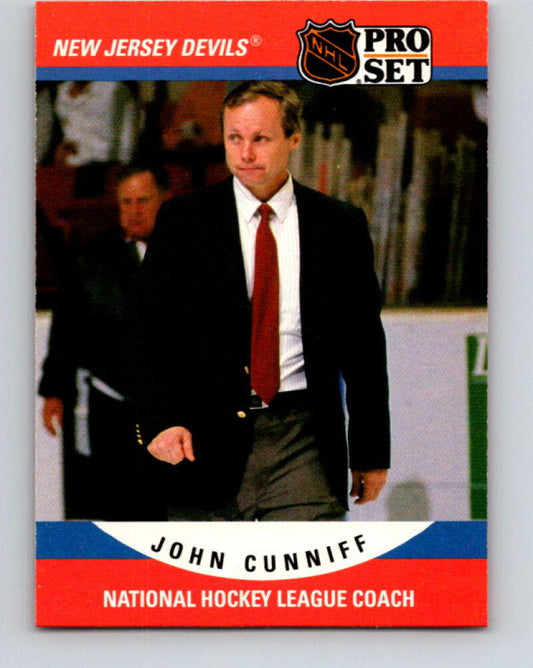 1990-91 Pro Set #670 John Cunniff CO Mint New Jersey Devils