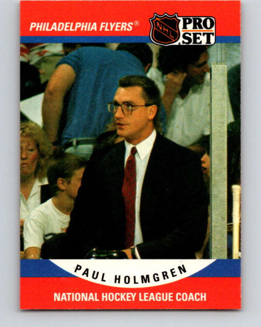 1990-91 Pro Set #673 Paul Holmgren CO Mint Philadelphia Flyers