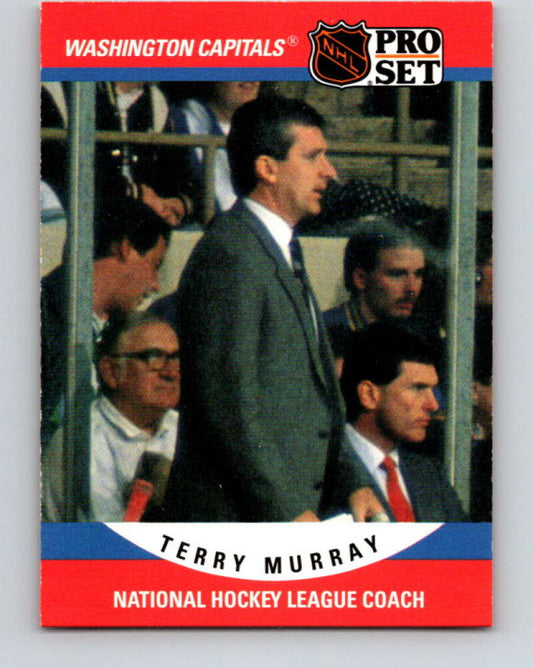 1990-91 Pro Set #679 Terry Murray CO Mint Washington Capitals