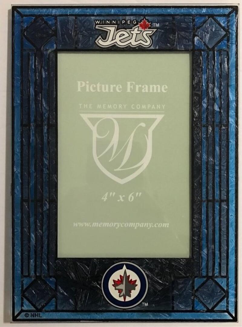  Winnipeg Jets Vertical 4x6 NHL Art-Glass Picture Frame New in Box Image 1