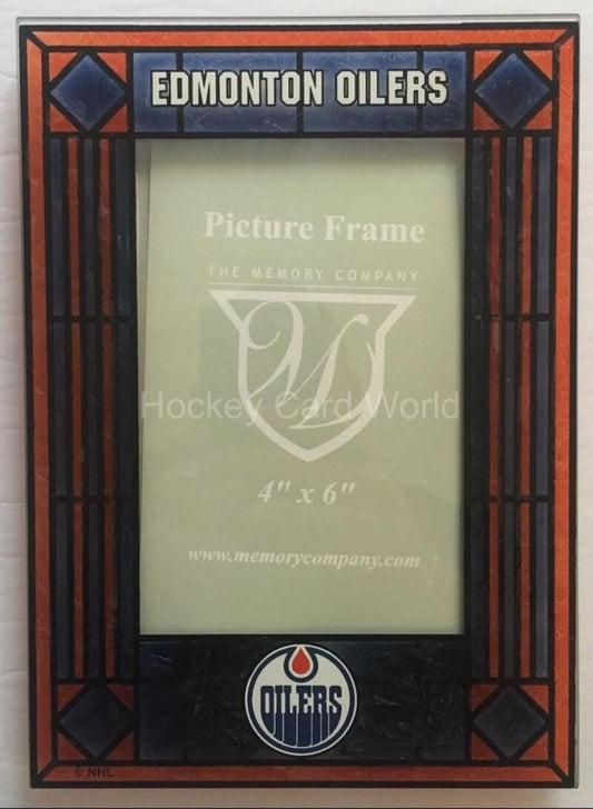  Edmonton Oilers Vertical 4x6 NHL Art-Glass Picture Frame - New in Box Image 1
