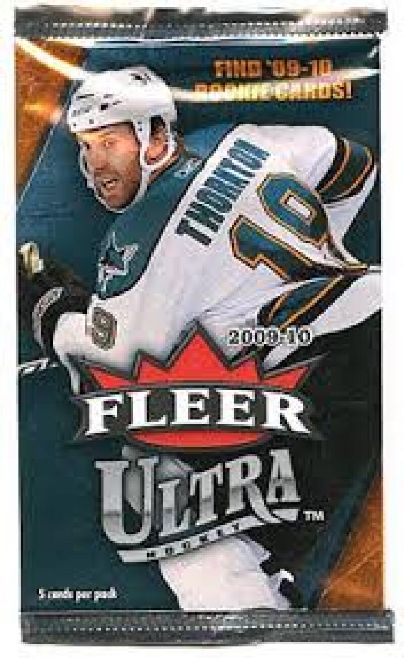 2009-10 Fleer Ultra Hockey PACK - 5 Cards Per Pack