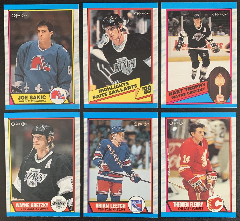 1989-90 O-Pee-Chee NHL Hockey Complete Set 1-330 - Mint Condition *0157