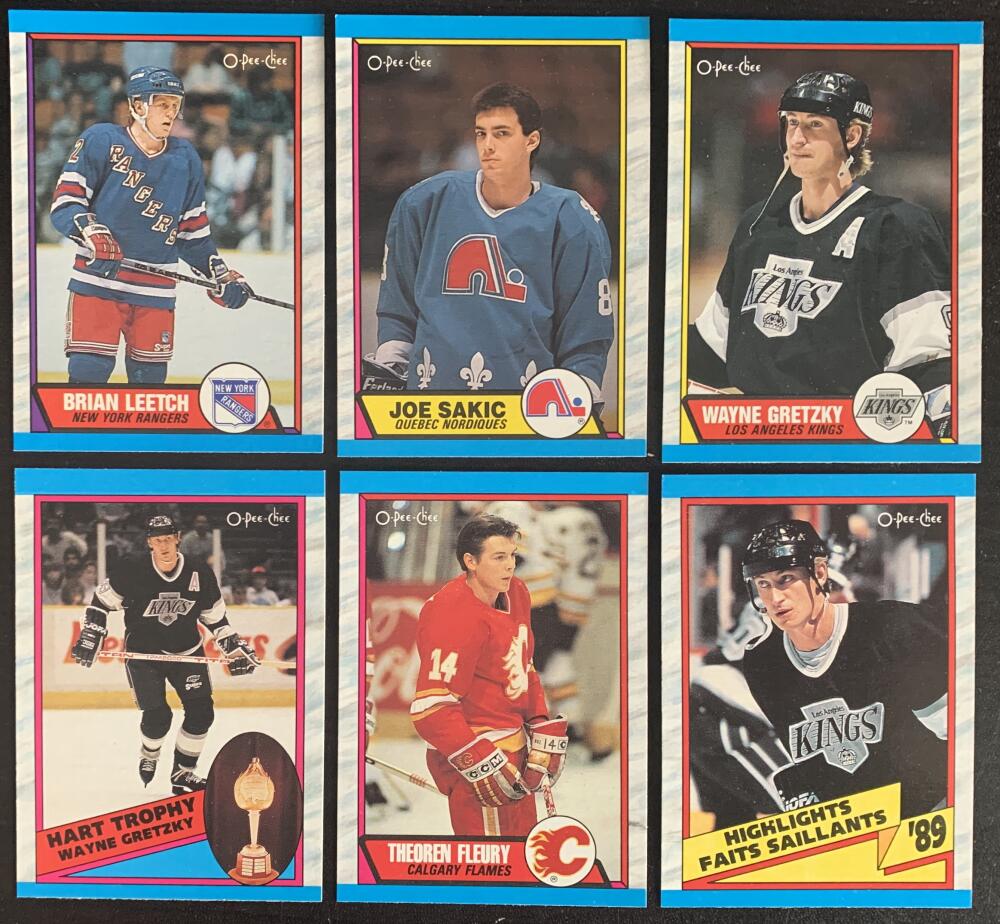 1989-90 O-Pee-Chee NHL Hockey Complete Set 1-330 - Mint Condition *0158
