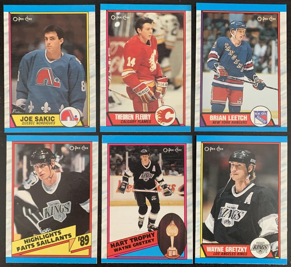 1989-90 O-Pee-Chee NHL Hockey Complete Set 1-330 - Mint Condition *0161