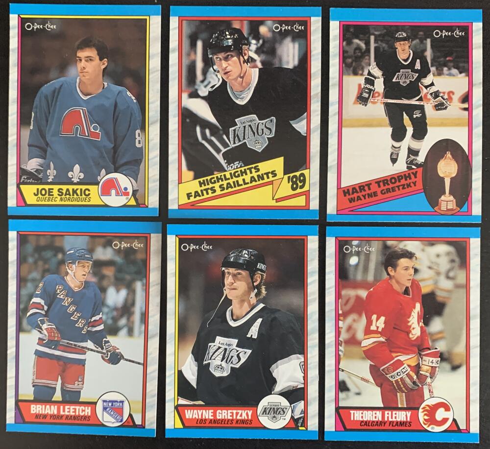 1989-90 O-Pee-Chee NHL Hockey Complete Set 1-330 - Mint Condition *0163
