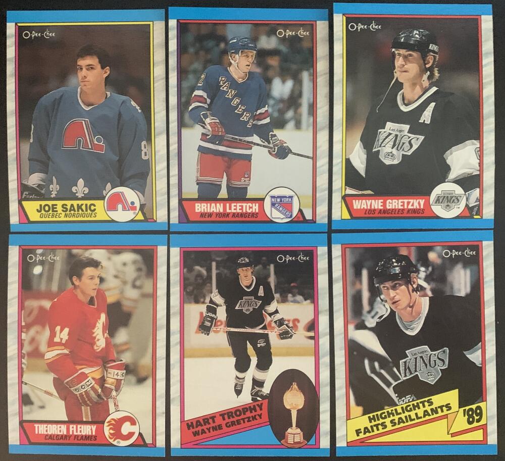 1989-90 O-Pee-Chee NHL Hockey Complete Set 1-330 - Mint Condition *0164