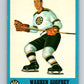 1962-63 Topps #4 Warren Godfrey  Boston Bruins  V39