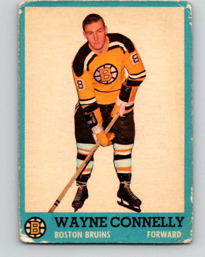1962-63 Topps #18 Wayne Connelly  Boston Bruins  V54