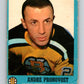 1962-63 Topps #19 Andre Pronovost  Boston Bruins  V56