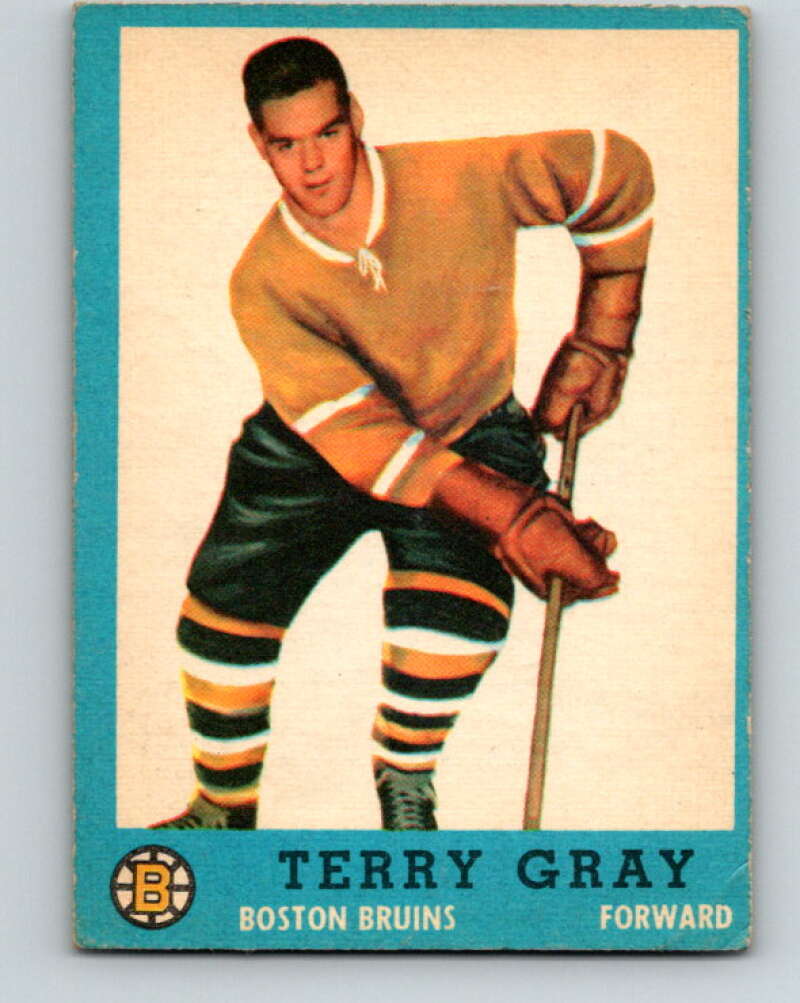 1962-63 Topps #20 Terry Gray  Boston Bruins  V57