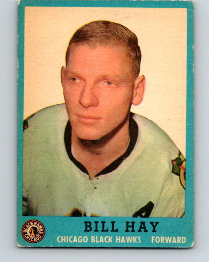 1962-63 Topps #35 Bill Hay  Chicago Blackhawks  V72