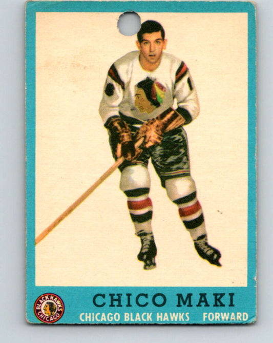 1962-63 Topps #37 Chico Maki  RC Rookie Chicago Blackhawks  V74