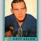 1962-63 Topps #56 Dave Balon  RC Rookie New York Rangers  V100