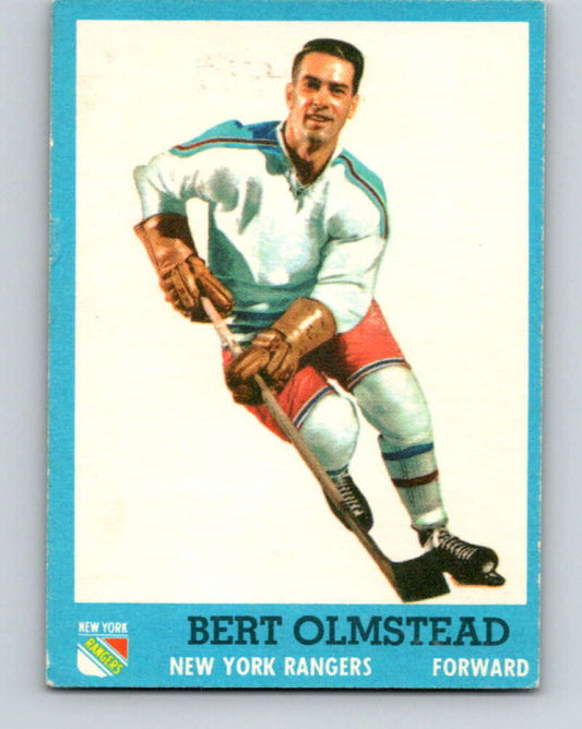 1962-63 Topps #57 Bert Olmstead  New York Rangers  V102