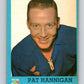 1962-63 Topps #64 Pat Hannigan  New York Rangers  V107