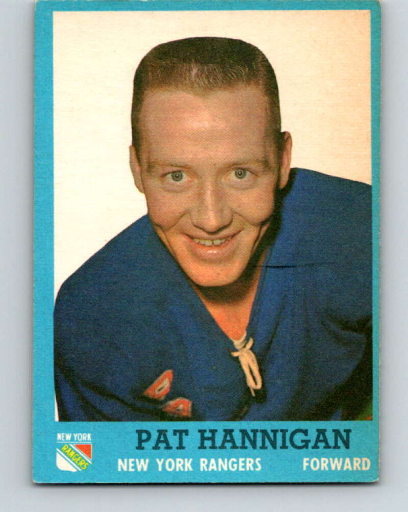 1962-63 Topps #64 Pat Hannigan  New York Rangers  V107