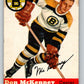 1954-55 Topps #35 Don McKenney  RC Rookie Boston Bruins  V123