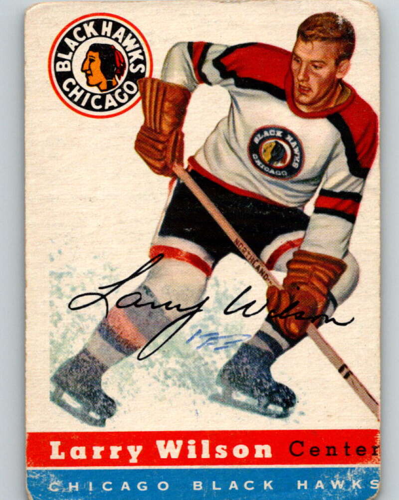 1954-55 Topps #40 Larry Wilson  Chicago Blackhawks  V125