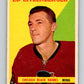 1958-59 Topps #16 Ed Litzenberger  Chicago Blackhawks  V139