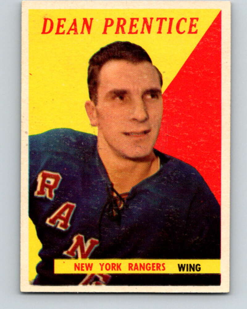 1958-59 Topps #32 Dean Prentice  New York Rangers  V146