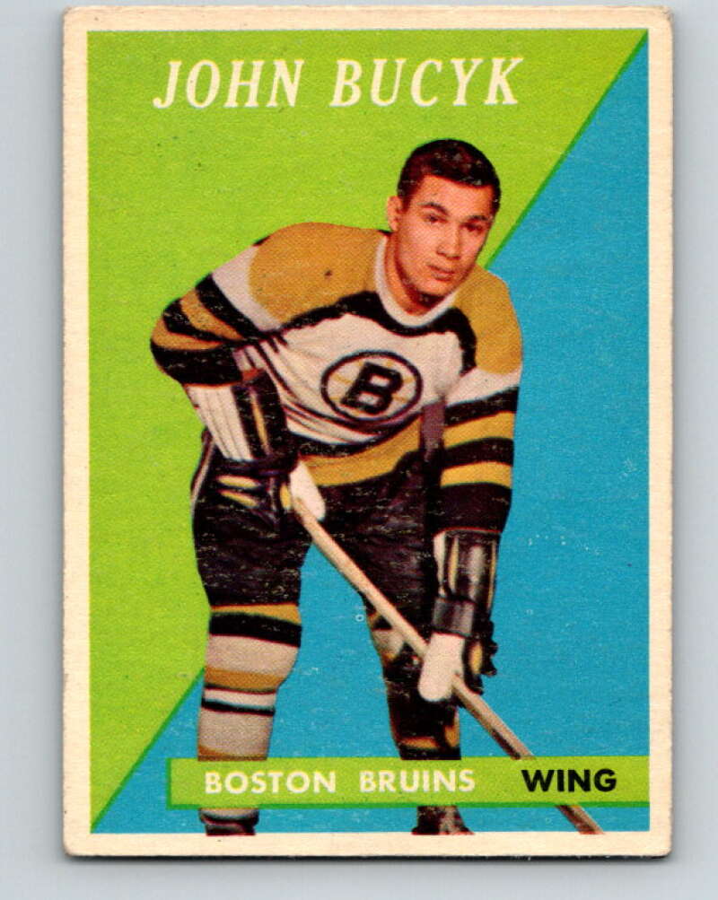 1958-59 Topps #40 Johnny Bucyk  Boston Bruins  V154