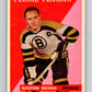1958-59 Topps #56 Fern Flaman  Boston Bruins  V162