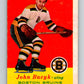 1957-58 Topps #10 Johnny Bucyk See Scan RC Rookie Boston Bruins  V171