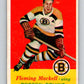 1957-58 Topps #16 Fleming Mackell See Scan Boston Bruins  V177