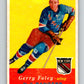 1957-58 Topps #57 Gerry Foley See Scan RC Rookie New York Rangers  V192