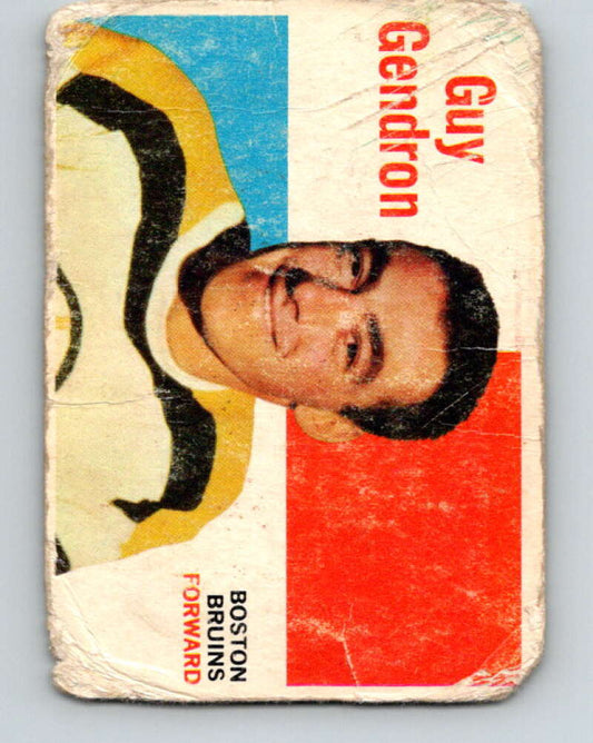 1960-61 Topps #31 Jean-Guy Gendron  Boston Bruins  V215