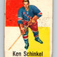 1960-61 Topps #50 Ken Schinkel  RC Rookie New York Rangers  V225