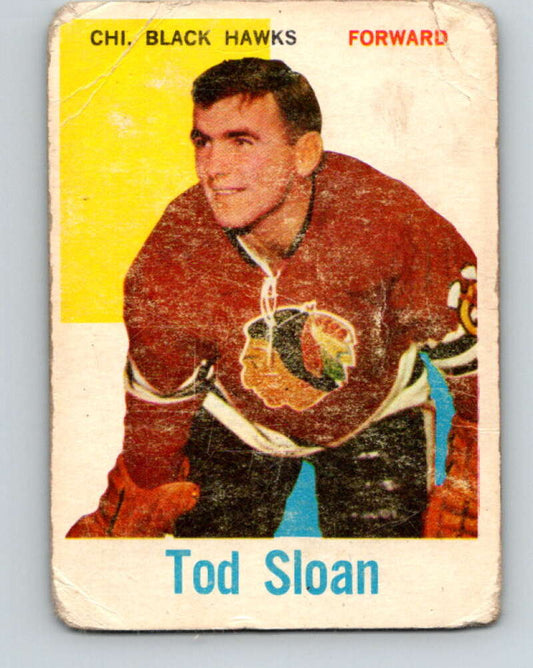 1960-61 Topps #51 Tod Sloan  Chicago Blackhawks  V226
