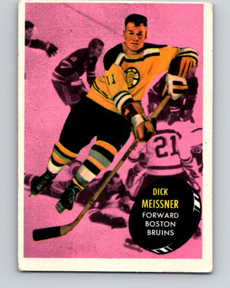 1961-62 Topps #6 Dick Meissner  RC Rookie Boston Bruins  V242