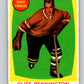 1961-62 Topps #19 Cliff Pennington  RC Rookie Boston Bruins  V258