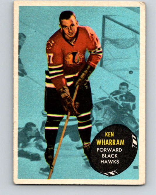 1961-62 Topps #30 Ken Wharram  Chicago Blackhawks  V281