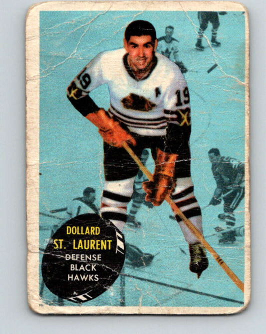 1961-62 Topps #31 Dollard St. Laurent  Chicago Blackhawks  V283