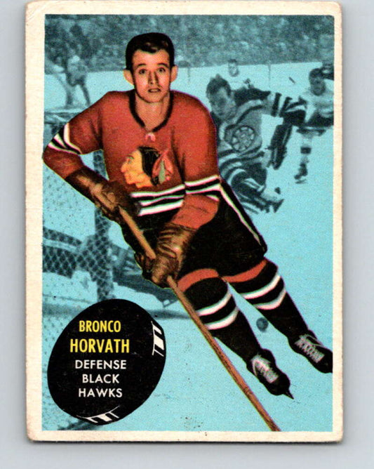 1961-62 Topps #40 Bronco Horvath  Chicago Blackhawks  V294