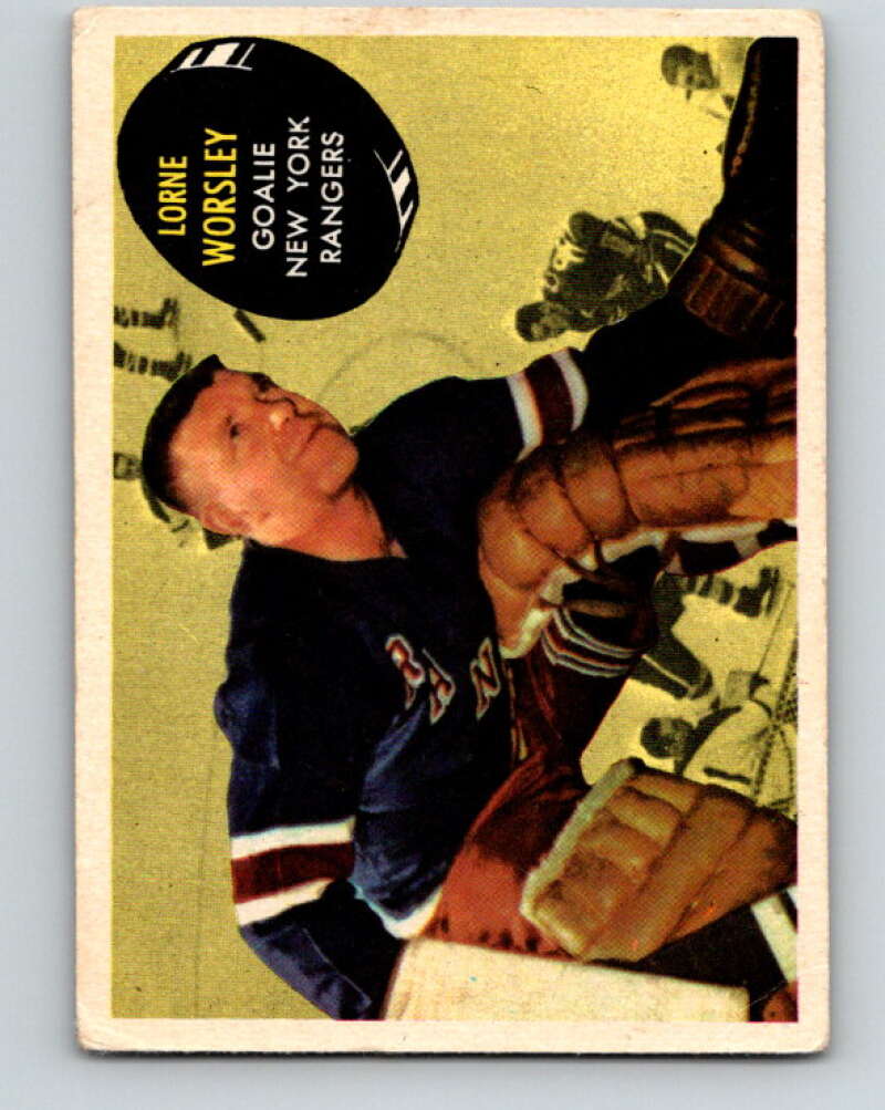 1961-62 Topps #50 Gump Worsley  New York Rangers  V309