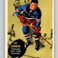 1961-62 Topps #57 Jean-Guy Gendron  New York Rangers  V321