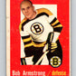 1959-60 Topps #39 Bob Armstrong  Boston Bruins  V358