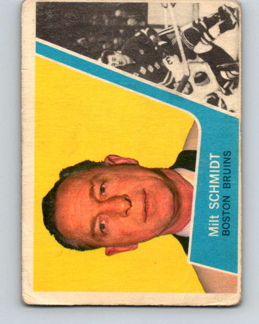 1963-64 Topps #1 Milt Schmidt CO  Boston Bruins  V374
