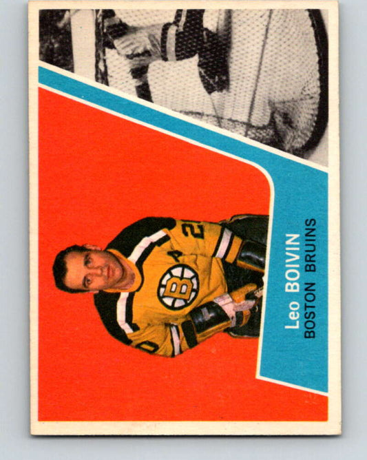 1963-64 Topps #5 Leo Boivin  Boston Bruins  V378