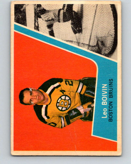 1963-64 Topps #5 Leo Boivin  Boston Bruins  V380