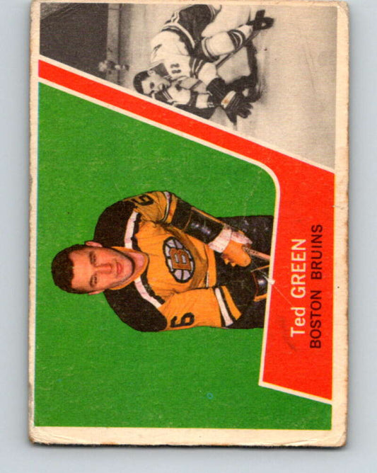 1963-64 Topps #7 Ted Green  Boston Bruins  V382
