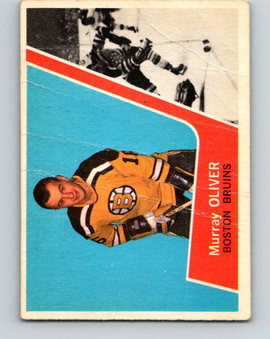 1963-64 Topps #10 Murray Oliver  Boston Bruins  V387