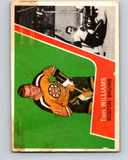 1963-64 Topps #12 Tom Williams  Boston Bruins  V389