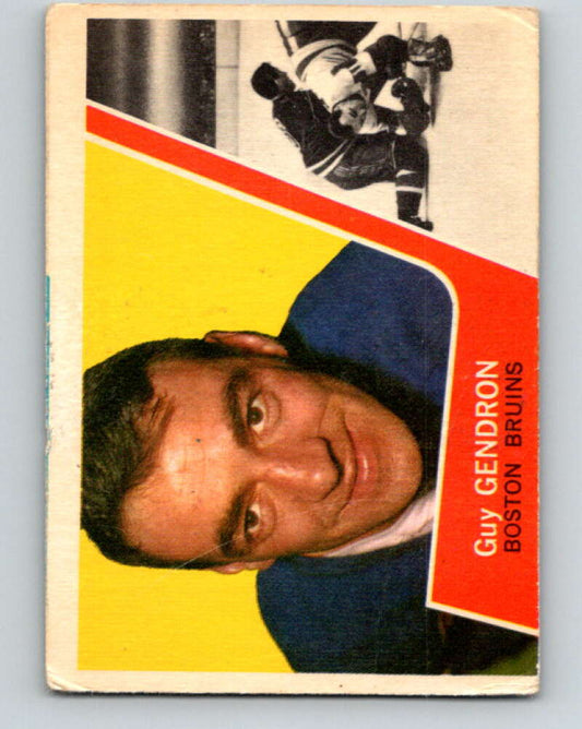 1963-64 Topps #16 Jean-Guy Gendron  Boston Bruins  V394